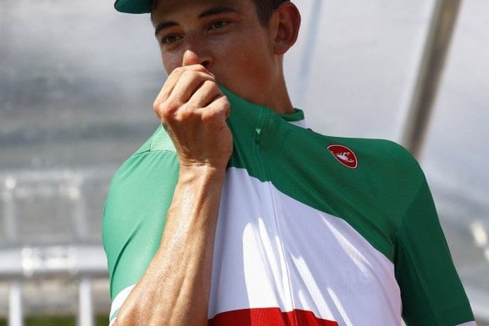DAVIDE FORMOLO campione Italiano di ciclismo per il video incontro del sabato